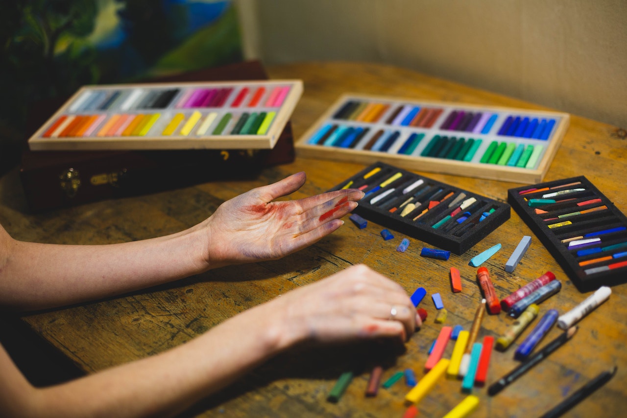 Art as Therapy - Some ideas of basic art materials that